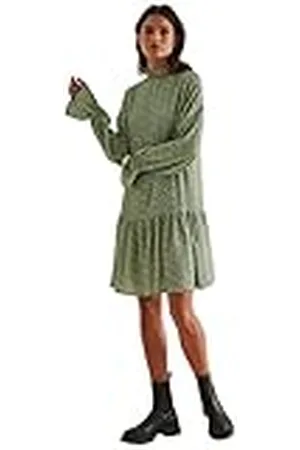 NA-KD Damesjurk met ruches detail, casual mini-jurk, , 38 NL