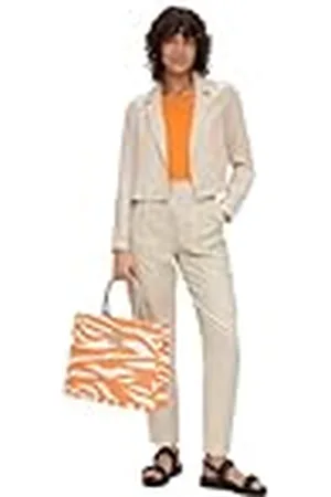 QS by s.Oliver Linnen cargobroek, relaxed fit, , 36