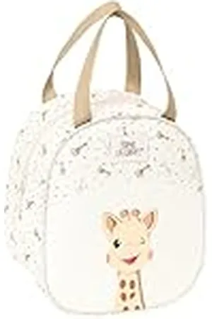 Safta SOPHIE LA GIRAFE HONEY Thermische toilettas voor kinderen, aanpasbaar aan de wagen, ideaal voor kinderen van 5 tot 14 jaar, comfortabel en veelzijdig, kwaliteit en duurzaamheid, 19 x 14 x 22 cm