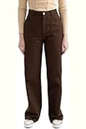 DeFacto Casual gebreide broek voor dames, joggingbroek - standaard pasvorm joggingbroek dames joggingbroek, joggingpak vrouw, , 34