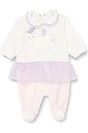 chicco Chenille-jumpsuit met eenhoorn en voet, Meisje 0-24, , 12 maanden