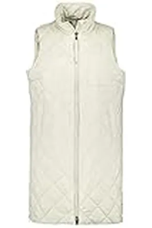 Samoon Longvest voor dames, met ruitpatroon, mouwloos, effen, , 52