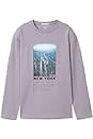 TOM TAILOR Oversize longsleeve met print voor jongens en kinderen, , 128