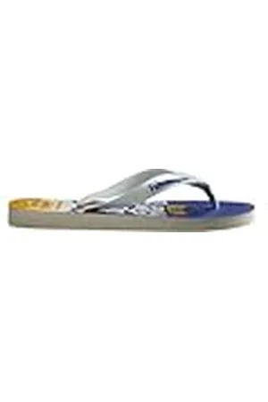 Havaianas Unisex Simpsons Flip-Flop, wit/wit/blauw ster/blauwe ster, 7.5/8 UK, , 7.5/8 UK