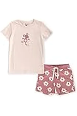 sigikid Tweedelige pyjama voor meisjes, biologisch katoen, zomer, nachtkleding, pyjamaset, , 92