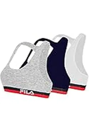 Fila Sportbeha, dames, hardlopen, training (3 stuks), Fu6048, M