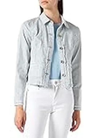 Cream Crthedora Denim Damesjas, , 34