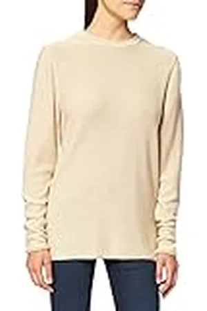 LTB Jeans Dames Walade Pullover Light Grey Mel White Pattern 12530, XS