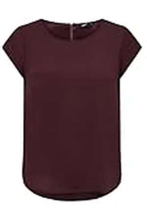 ONLY Dames T-Shirt Onlvic S/S Solid Top Noos Ptm, , 38