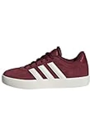 adidas Uniseks-Kind VL COURT 3.0 SHOES KIDS, Shadow Red/Off White/Cloud White, 29 EU