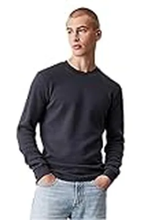 Calvin Klein Basic Badge Wafel Longsleeve voor heren, , XXS