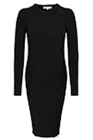 Noppies Vena Knit Dress Ls damesjurk, zwart, XS