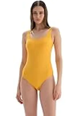 Dagi Basic damesbadpak, U-hals, eendelig badpak, , 38