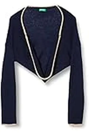 Benetton Meisjespullover met lange mouwen en ronde hals, , 120 cm