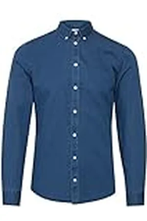 Casual Friday Herenoverhemd met button-down-kraag.