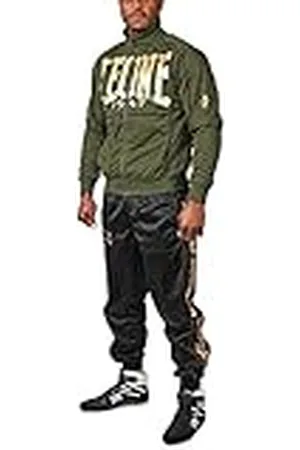 Leone Leone 1951, premium unisex overall voor volwassenen, camouflage-groen, S