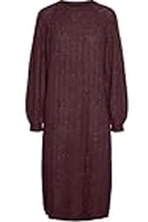 Pieces® Dames Pcmaggy Ls Knit Dress Noos Bc gebreide jurk, , L