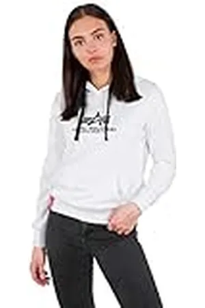 Alpha Industries New Basic Hoody Sweat met capuchon voor dames White