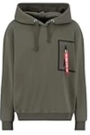 Alpha Industries Taped Pocket Hoody Sweat met capuchon voor heren
