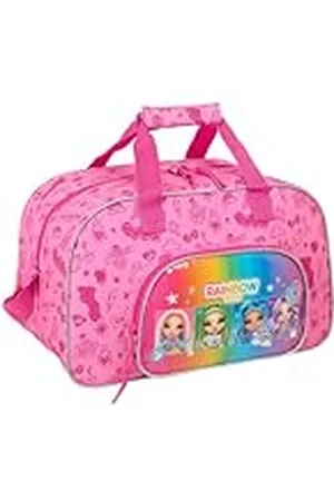 Safta Rainbow High Shine Sporttas, rugzak, ideaal voor kinderen van verschillende leeftijden, comfortabel en veelzijdig, kwaliteit en duurzaamheid, 40 x 23 x 24 cm, Meerkleurig, M, Casual