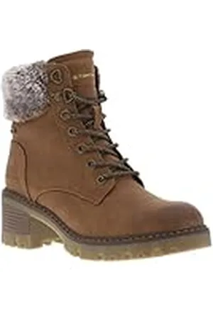 TOM TAILOR Dames 8490130003 laarzen, modieus, cognac, 37 EU, , 37 EU