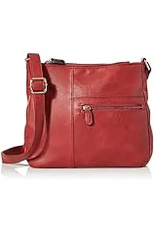 Envy Dames Lisa effen rode schoudertas