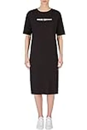 Armani Exchange Ronde hals voor dames, logo achter- en voorjurk, , extra klein, , XS