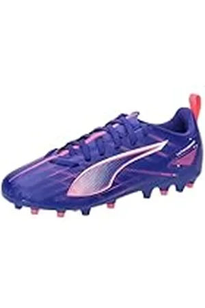 PUMA Ultra 5 Play Mg Jr voetbalschoen voor kinderen, uniseks, Lapis Lazuli White Sunset Glow, 35 EU