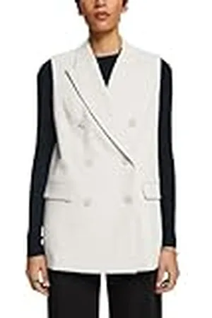 ESPRIT Dames 024EE1H301 vest, 290/LIGHT BEIGE, 34, , 34
