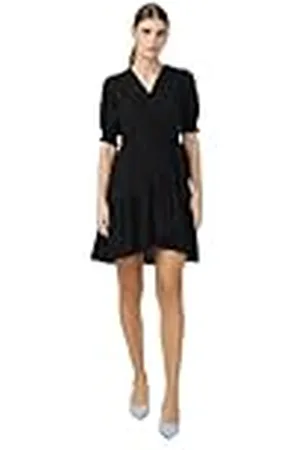 Y.A.S Flaxy Ss Wrap Dress Noos Jurk voor dames, , XS