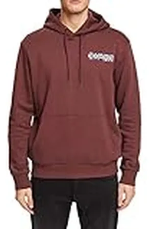 ESPRIT Heren 102EE2J304 Sweatshirt, 600/BORDEAUX RED, S