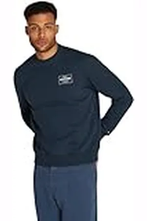 Tommy Hilfiger Heren MONOTYPE LABEL SWEATSHIRT MW0MW37466 Pullover Sweatshirt, Blauw, M, , M