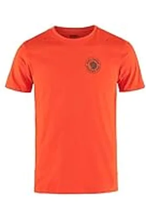 Fjällräven FJÄLLRÄVEN 87313-214 1960 Logo T-Shirt M T-Shirt Heren Flame Oranje Maat S, , S