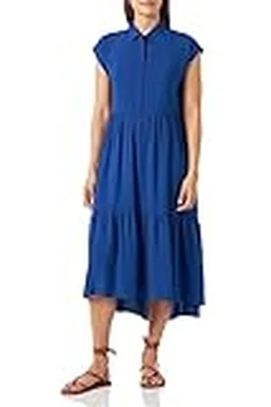 QS by s.Oliver Damesjurk lang, blauw, 32, , 32
