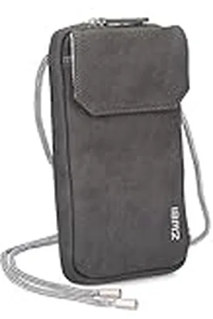 Zwei Mademoiselle.M Phone Bag MP30 Nubuck-Stone Unisex Volwassenen, , Eén maat, Casual