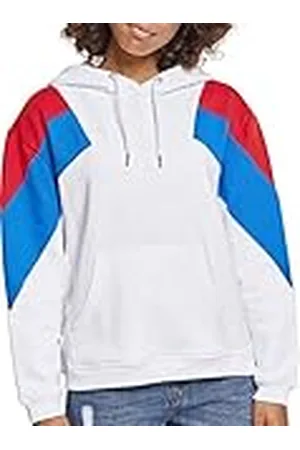 Urban classics Damestrui met, Multicolour (Wht/Firered/Brightblue 01426), S