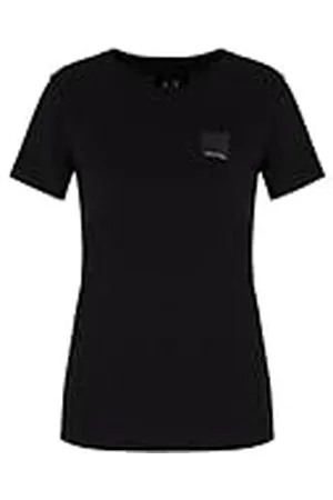 Armani Exchange Dames Icon Project, tonale Logo Patch T-shirt, , XS