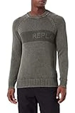 Replay Heren UK8502 Pullover 212 MUD, 3XL