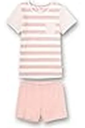 Sanetta Meisjespyjama kort roze pyjamaset, , 92 cm