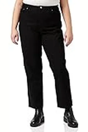 NA-KD Denim Jeans met rechte pijpen voor dames, , 36