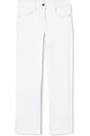 QS by s.Oliver Meisjes gekleurde denim, straight leg croped, , 134 cm (Slank)