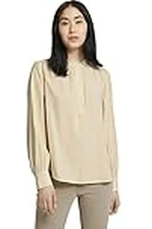 TOM TAILOR Dames blouse met opstaande kraag 1027074, , 38