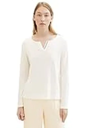 TOM TAILOR T-shirt met lange mouwen voor dames, , XL