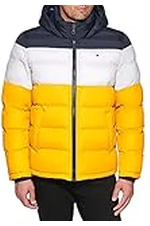 Tommy Hilfiger Klassieke donsjack met capuchon voor heren (standaard en groot en lang) alternatieve buitenkledingjas, , M