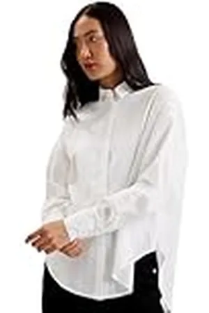 Ted Baker Dames Wmb-izote-Oversized Drop Shoulder Bib Detail Shirt, , 38