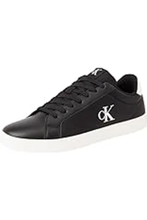 Calvin Klein CK JEANS Heren 3 CUPSOLE PU YM0YM01213 Low Top, Zwart (Ck Zwart/Helder Wit), 10 UK, , 42.5 EU