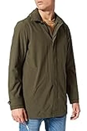 Scotch&Soda Waterdichte trenchparka met getapete naden voor heren in trenchcoat van gerecycled polyester, , L