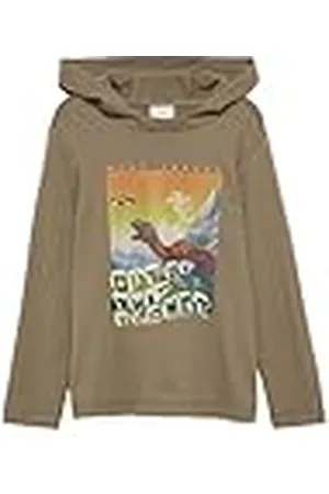 QS by s.Oliver Jongens T-shirt met lange mouwen en capuchon, , 92