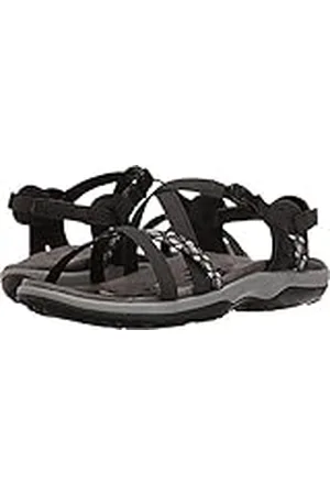 Skechers Womens Reggae Slim Vacay Sandalen, Zwart, 38 EU