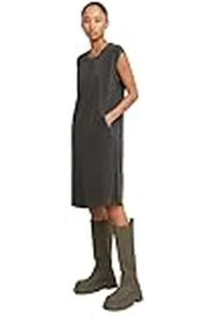 G-Star Overdyed losse jurk voor dames, met naaddetail, casual jurk, , S